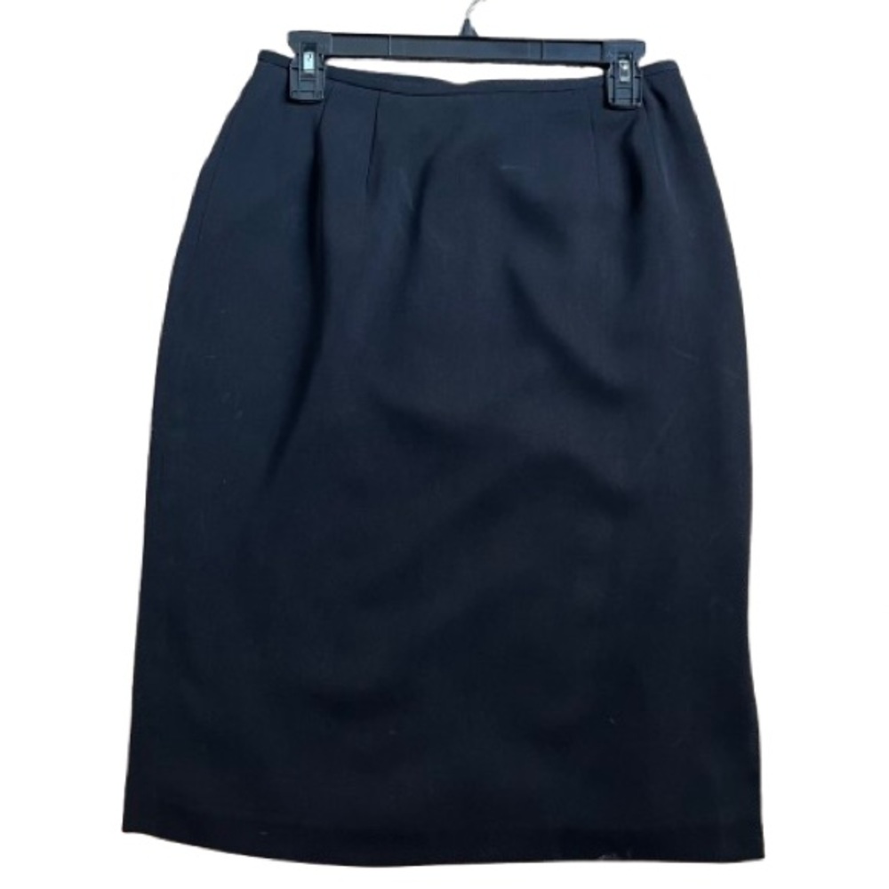 Kasper Pencil‎ Skirt Black Size 8